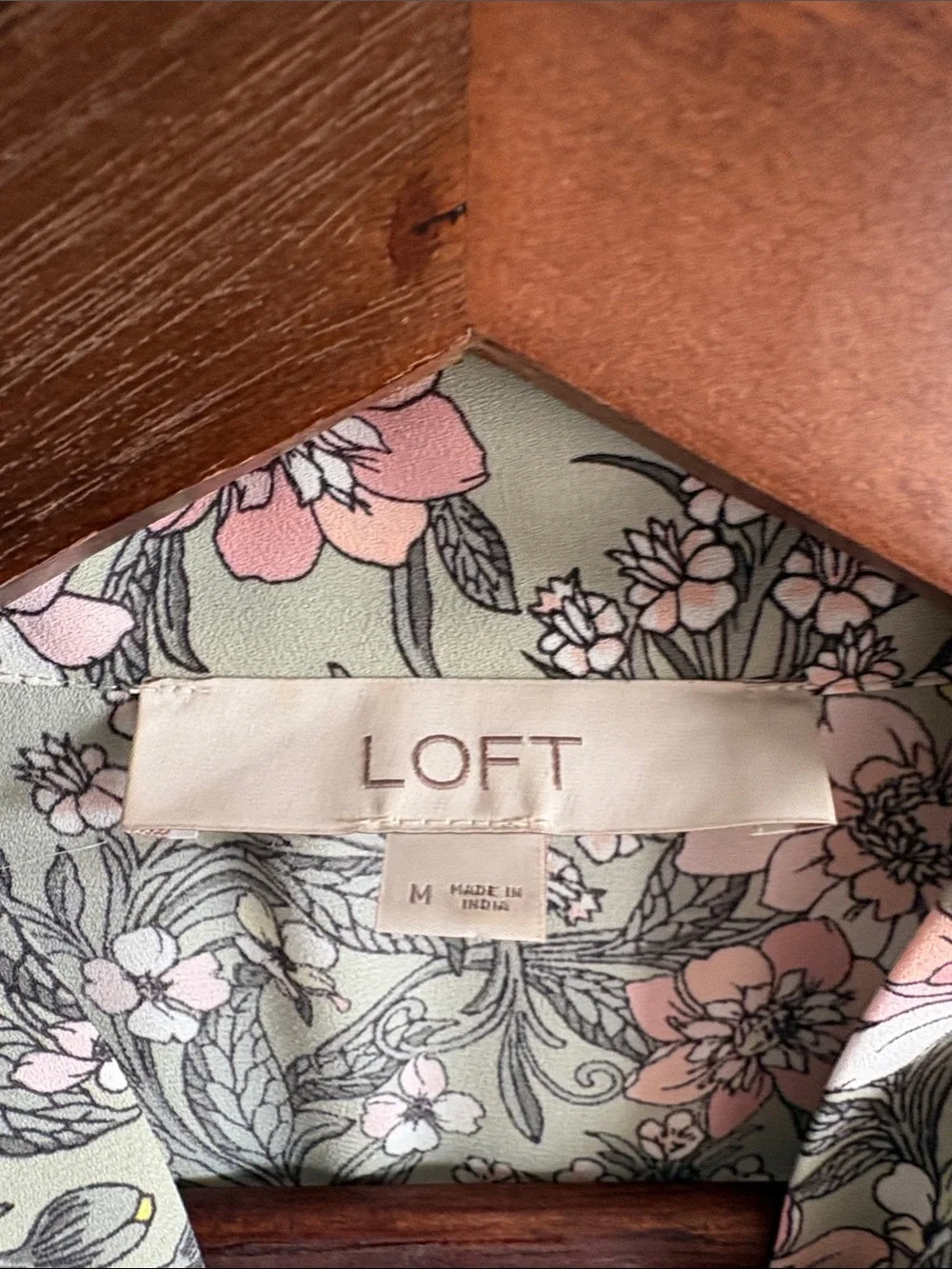 LOFT floral blouse